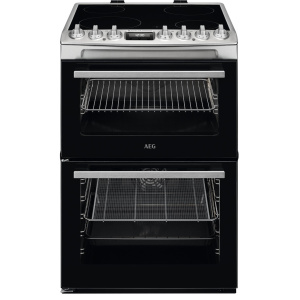 AEG CCX6740ACM cooker Freestanding cooker Electric Ceramic hob Stainless steel