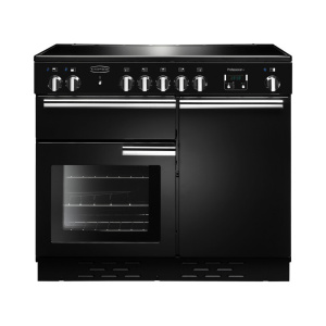 Rangemaster Professional+ 100 Ceramic Range cooker Electric Ceramic hob Black