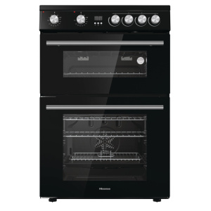Hisense HDE3211BBUK cooker Freestanding cooker Electric Ceramic hob Black