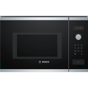 Bosch Serie 4 BFL553MS0B microwave Black, Stainless steel Solo microwave Built-in 25 L 900 W