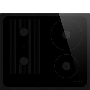 Smeg Musa SI1M24644D hob Black Built-in 60 cm Zone induction hob 4 zone(s)