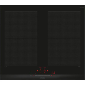 Siemens iQ700 EX675HXC1 Black, Stainless steel Built-in 60 cm Zone induction hob 4 zone(s)