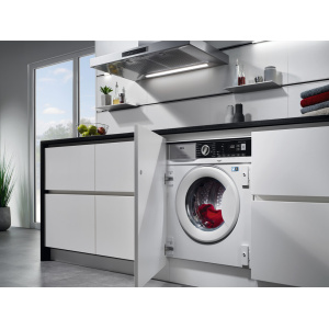 AEG L7WE74634BI washer dryer Built-in Front-load White