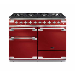 Rangemaster Elise 110 Dual Fuel Freestanding cooker Electric Gas Black, Red