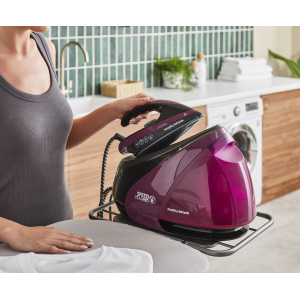 Morphy Richards AutoClean Speed Steam Pro 1.6 L Ceramic soleplate Black, Purple