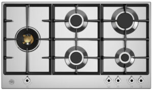 Bertazzoni P905LPROX hob Stainless steel Countertop 89 cm Gas 5 zone(s)