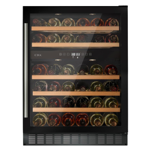 CDA FWC604BL wine cooler Compressor wine cooler Freestanding Black 46 bottle(s)