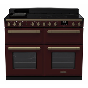 Rangemaster Estel Deluxe 110cm BC Induction Bordeaux/Antique Brass