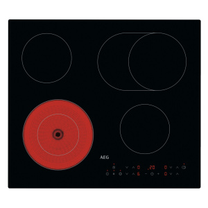 AEG HRX64360CB 949492759 Black Built-in 60 cm Ceramic hob 4 zone(s)