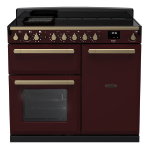 Rangemaster Estel Deluxe 100cm Induction Bordeaux/Antique Brass