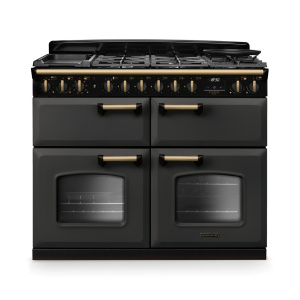 Rangemaster Classic Deluxe 110cm BC Dual Fuel Slate/Antique Brass