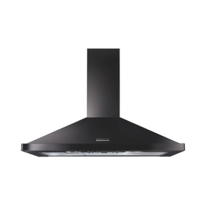 Rangemaster 110cm Chimney Hood Slate / Chrome & Badge