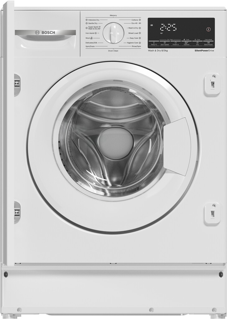 Bosch Serie 6 WKD28490GB washer dryer Built-in Front-load White