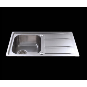 CDA KA80 Top-mounted sink Rectangular Stainless steel