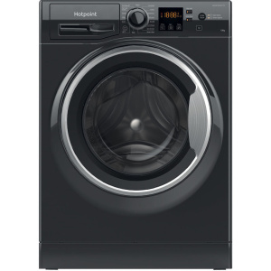 Hotpoint 10kg Washing Machine Freestanding Black With Steam A-rated