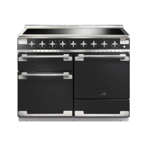 Rangemaster Elise 110 Range cooker Electric Zone induction hob Black, Nickel