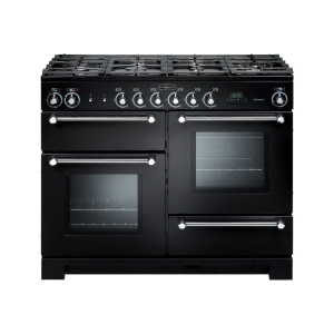Rangemaster KCH110DFFBL Freestanding cooker Electric Gas Black, Chrome