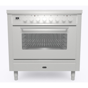 Ilve PI096WE3SS cooker Range cooker Electric Zone induction hob Stainless steel