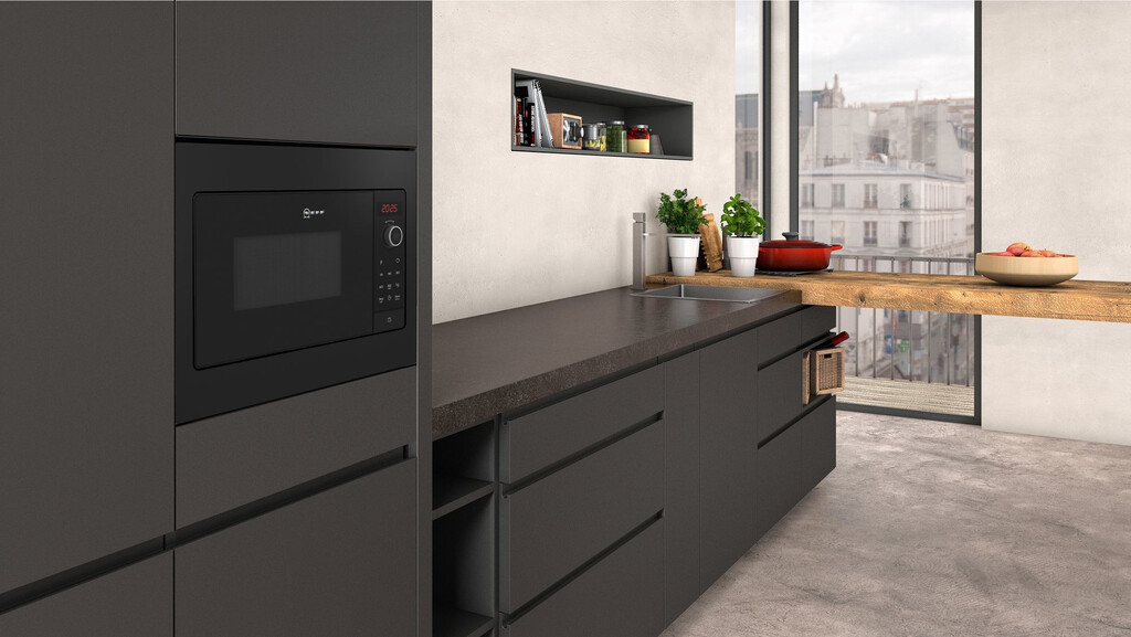 Neff HLAWG25S3B microwave Black Solo microwave Built-in 20 L 800 W - Image 2