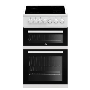 Beko EDVC503W 50cm Double Oven Electric Cooker