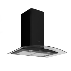 Caple CGC711BK cooker hood Wall-mounted Black 456 m³/h