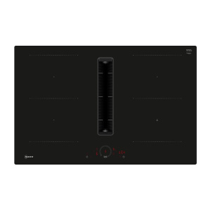 Neff V58NHQ4L0 hob Black Built-in 80 cm Zone induction hob 4 zone(s) Built-in hood