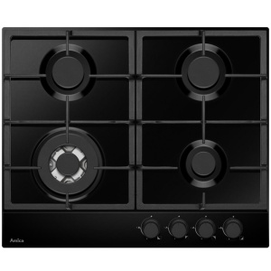 Amica AHG6200BL hob Black Built-in 60 cm Gas 4 zone(s)