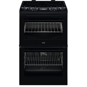AEG CCX1530ACB cooker Freestanding cooker Electric Ceramic hob Black