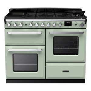 Rangemaster Estel Deluxe 110cm Dual Fuel Mint/Chrome