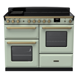 Rangemaster Estel Deluxe 110cm Induction Mint/Antique Brass