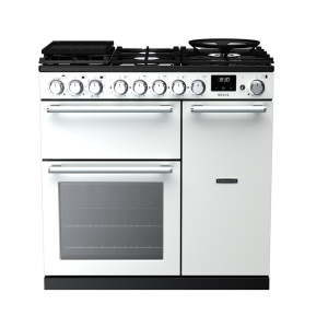Rangemaster Nexus 90cm Dual Fuel White/Chrome
