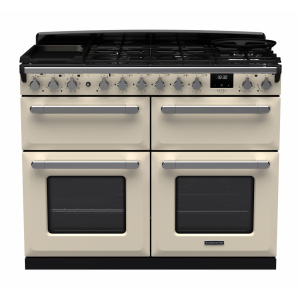 Rangemaster Estel Deluxe 110cm BC Dual Fuel Pale Cream/Chrome