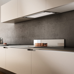 Elica Hidden IXGL/A/90 Built-in Stainless steel, White 475 m³/h