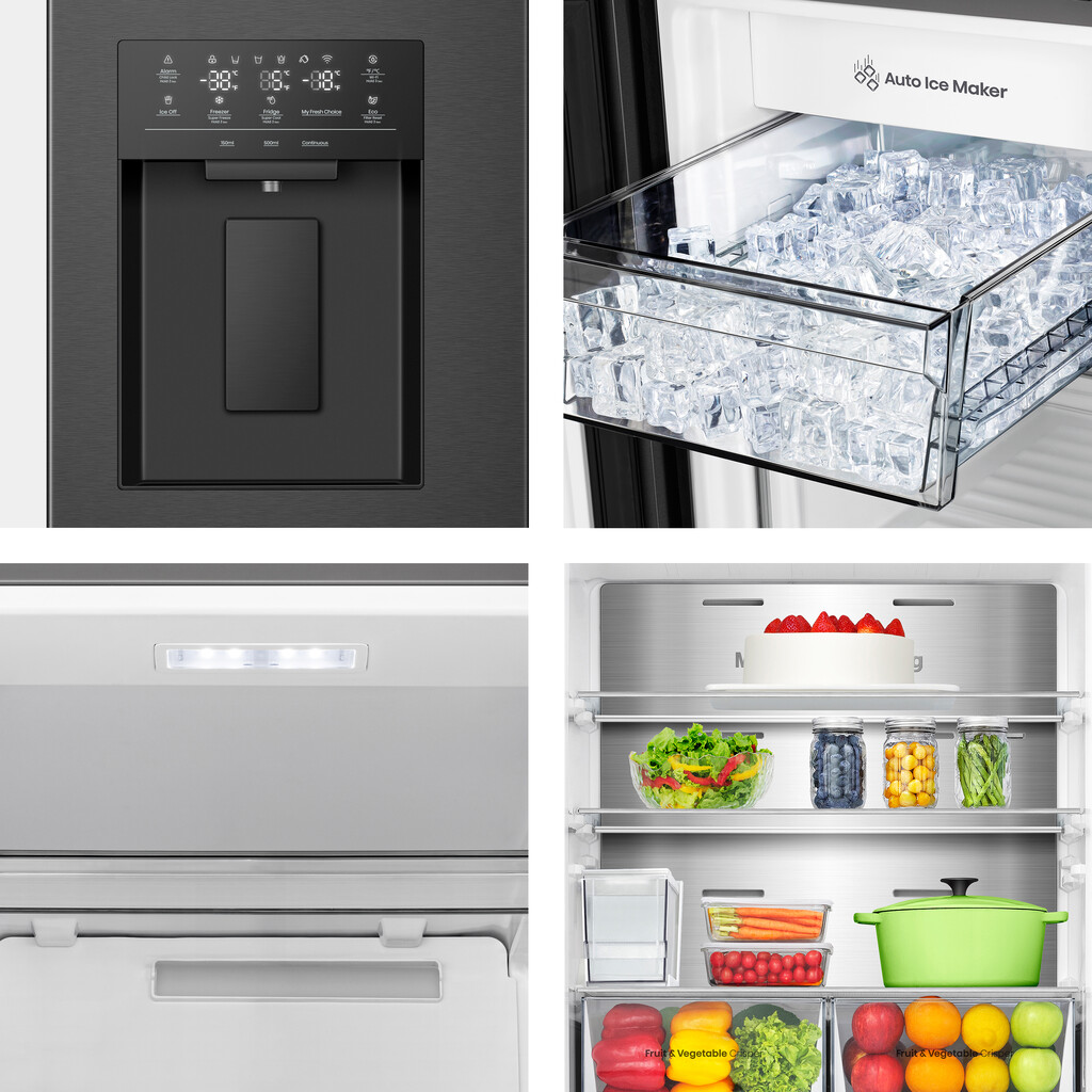 Hisense RQ5P470SYFD side-by-side refrigerator Freestanding 483 L Black - Image 20