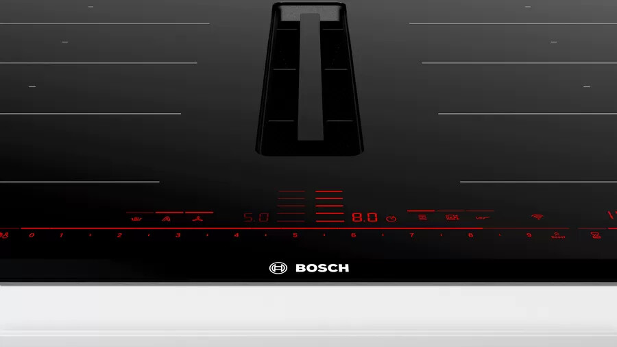 Bosch Serie 8 PXX875D67E hob Black Built-in 80 cm Zone induction hob 4 zone(s) Built-in hood - Image 2