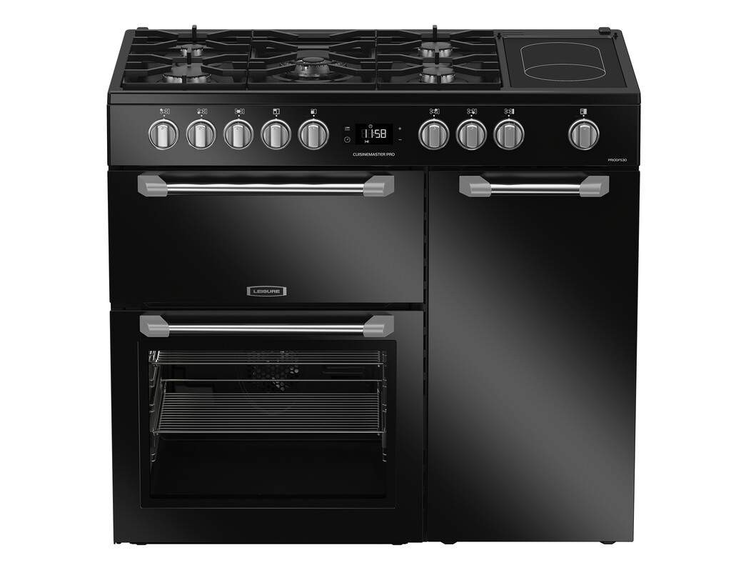 Leisure PR100F530K 100cm Dual Fuel Range Cooker with Three Ovens