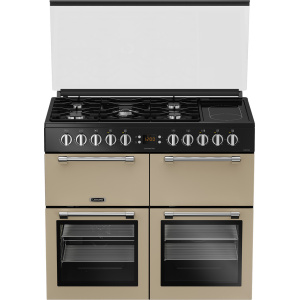 Leisure CC100F521C 100cm Dual Fuel Range Cooker with Glass Top Lid