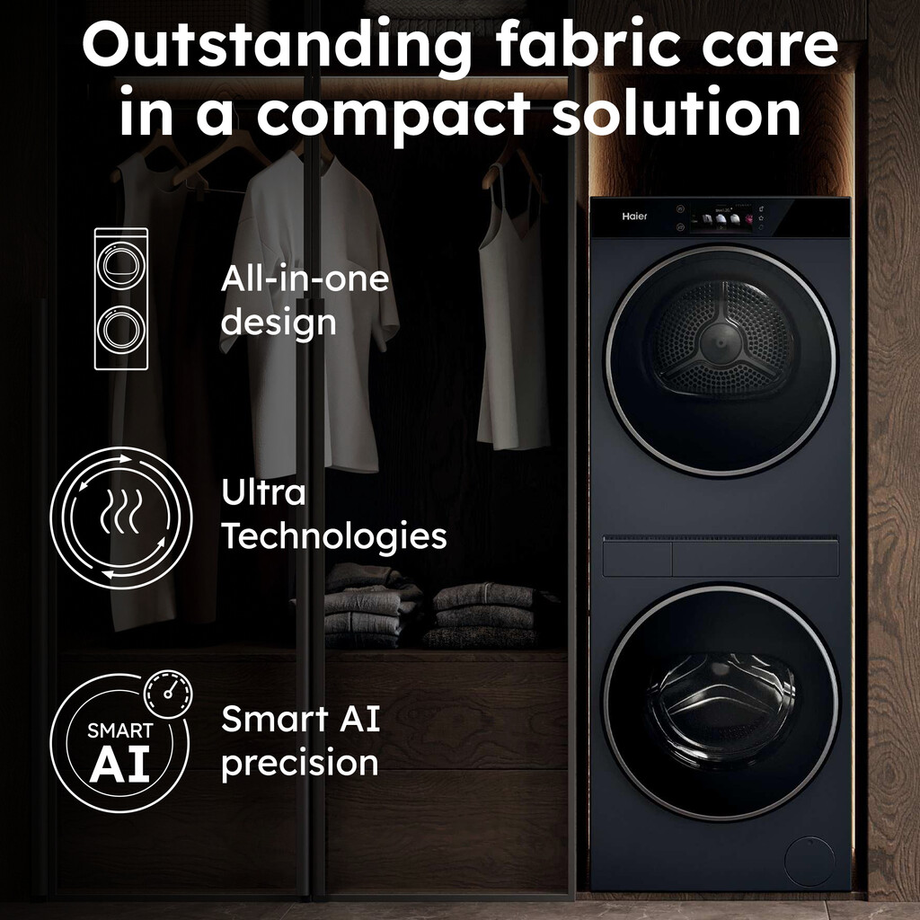 Haier CLC108-GNU1-UK washer dryer Freestanding Front-load Graphite - Image 18