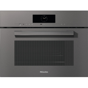 Miele DGM7845GRGR Steam oven with microwave and mains water connection