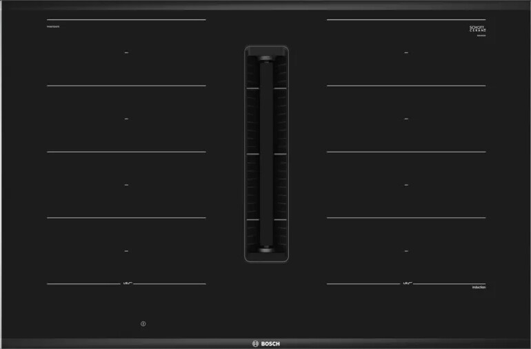 Bosch Serie 8 PXX875D67E hob Black Built-in 80 cm Zone induction hob 4 zone(s) Built-in hood - Image 3