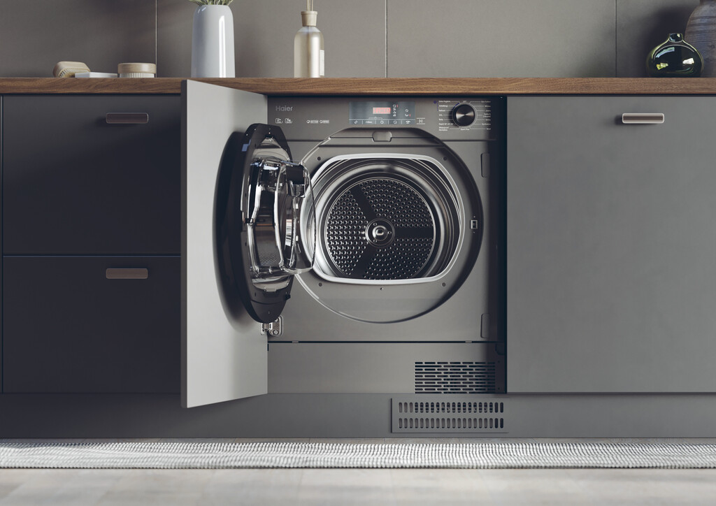 Haier Series 4 HDB4 H7A2TBERX80 tumble dryer Built-in Front-load 7 kg Anthracite, Black - Image 7