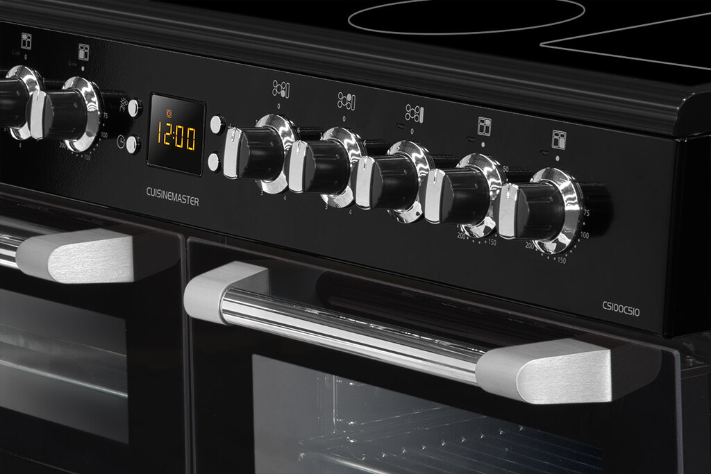 Leisure CS100C510K 100cm Electric Range Cooker with Three Ovens - Image 2
