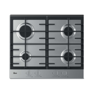 Hoover H-HOB 300 GAS HHG6BRK3X Stainless steel Built-in 59.5 cm 4 zone(s)