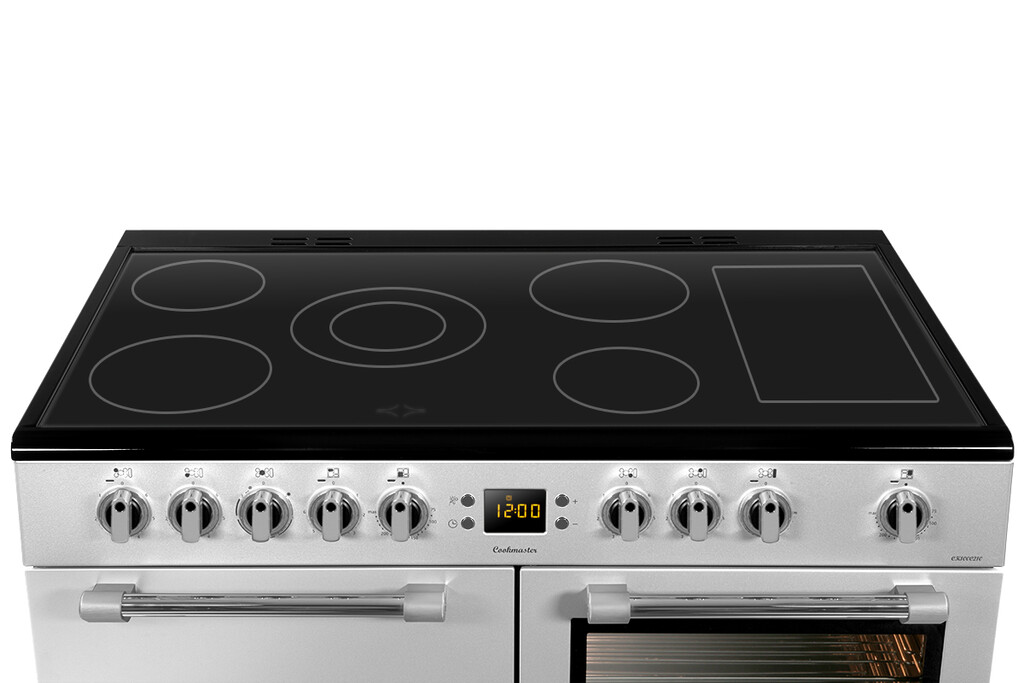 Leisure CK100C210S 100cm Electric Range Cooker with Five Ceramic Zones - Image 2