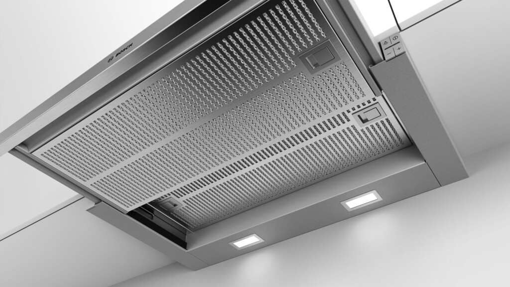 Bosch Serie 4 DFS067A51B cooker hood Semi built-in (pull out) Silver 399 m³/h - Image 4