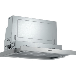 Bosch Serie 4 DFS067A51B cooker hood Semi built-in (pull out) Silver 399 m³/h