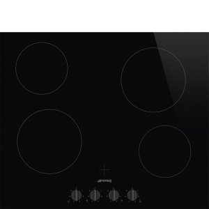 Smeg Cucina Hob SE364TDMB Black