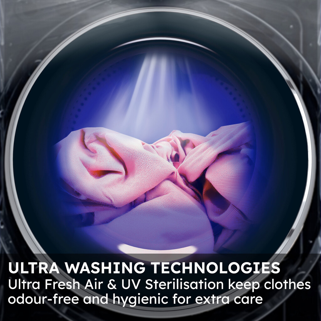 Haier CLC108-GNU1-UK washer dryer Freestanding Front-load Graphite - Image 25