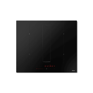 Elica NT-FIT-RAW-60 NikolaTesla Fit Black Built-in 60 cm Zone induction hob 4 zone(s) Built-in hood