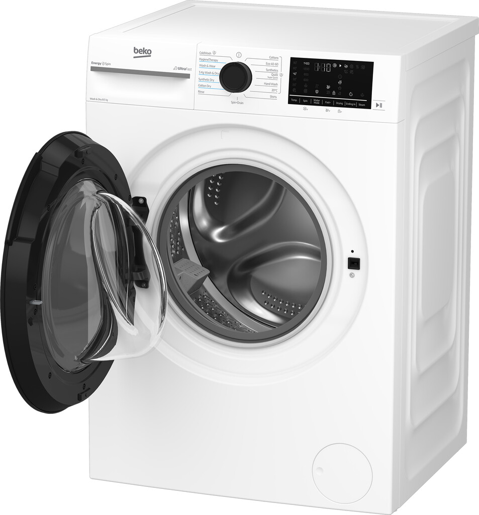 Beko BMND8545UW Freestanding 8kg Wash / 5kg Dry Capacity Washer Dryer with EnergySpin - Image 8